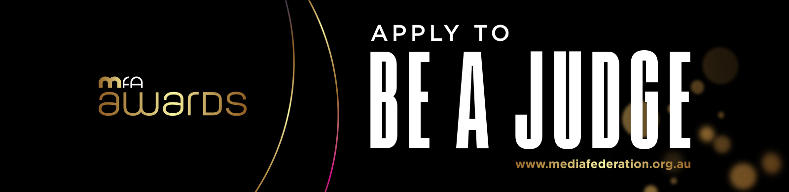 MFAAwards23_Website-Slider_1600x390px_Awards_ApplyToBeAJudge_DRAFT