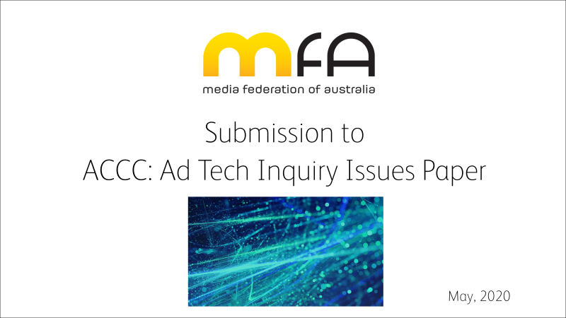 ACCC Ad Tech Inquiry Issue Paper