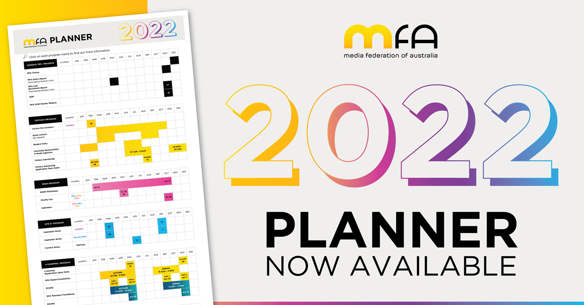 2022 MFA Planner
