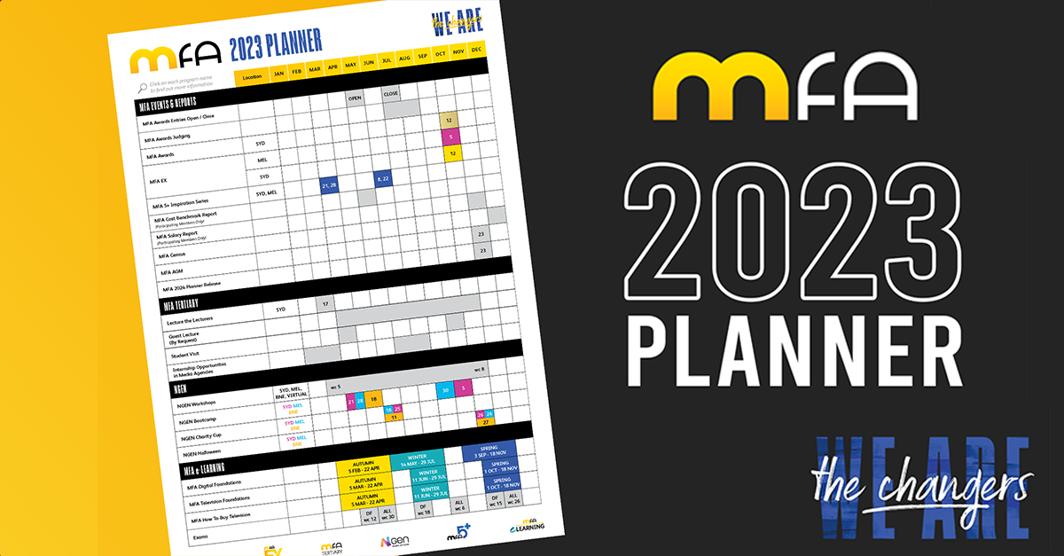 2023 MFA Planner